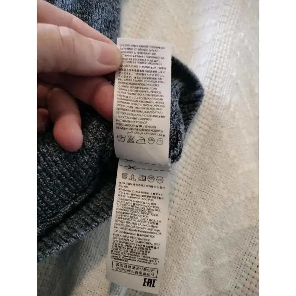 Banana Republic Men's L FullZip Sweater Italian Linen Coastal Grandad Minimalist